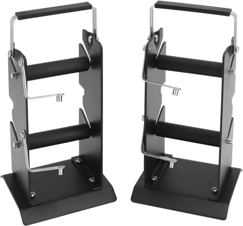 Miniatura 7 de QWORK Paquete de 2 Dispensadores de Carrete de Soldadura Doble, Soporte de Carrete de Soldadura, Dispensador de Carrete Portarrollos Ajustable