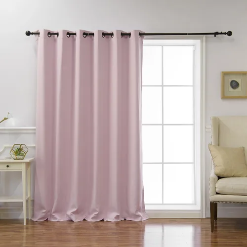 Miniatura 27 de Best Home Fashion Cortina térmica opaca con parte superior con ojales anchos Azul