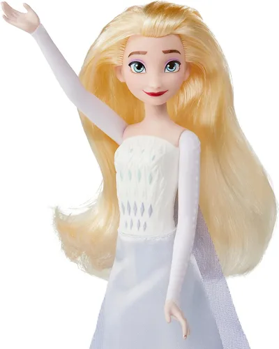 Miniatura 8 de Disney Frozen 2 Queen Elsa Shimmer - Muñeca de moda, ropa y accesorios extraíbles, cabello rubio largo, juguete para niños de 3 años en adelante