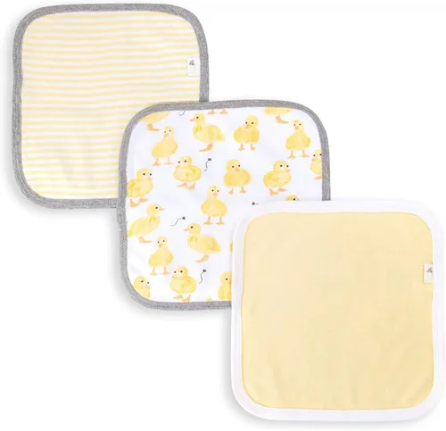 Miniatura 15 de Paños de limpieza para bebé de Burt's Bees Baby, 100% algodón orgánico, tejido de rizo suave y súper absorbente y paño de rizo tejido Tejido de rizo