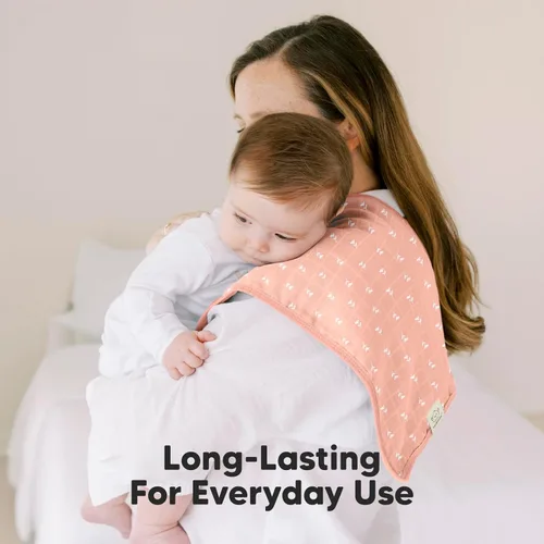 Miniatura 6 de KeaBabies Paños de Eructo de Muselina de Algodón para Bebé Niño, Niña - Paquete de 5 Paños Suaves y Absorbentes para Eructar de Bebés, Toallas