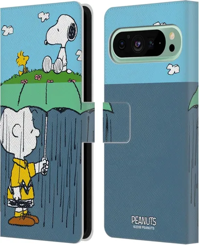 Miniatura 17 de Head Case Designs Officially Licensed Peanuts Snoopy & Woodstock 2 Halfs and Laughs Leather Wallet Case Compatible with Google Pixel 8 Snoopy