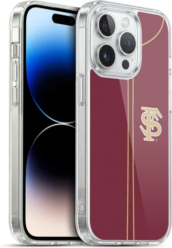 Miniatura 229 de Head Case Designs Funda de gel suave FSU Seminoles de la Universidad Estatal de Florida con licencia oficial compatible con Apple iPhone 13 Pro Max