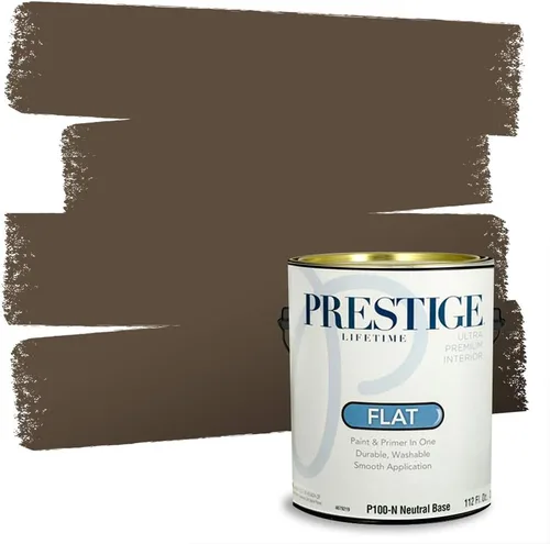 Miniatura 245 de Prestige Paints - 2 en 1, pintura base y pintura de exterior, P500-N-SW7020 SW6991-PCM