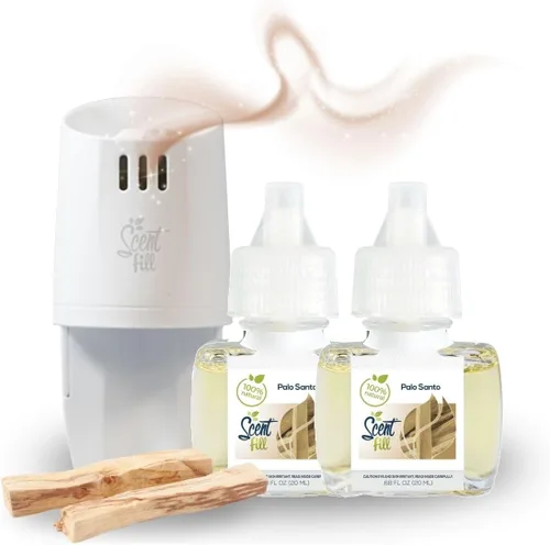 Miniatura 16 de Scent Fill Ambientador enchufable 100% natural de lavanda y vainilla, recargas de aceite perfumado, 2 recargas + difusor