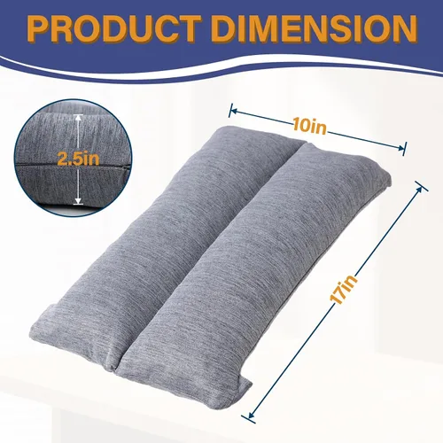 Miniatura 3 de 1 MIDDLE ONE Almohada de brazo de espuma viscoelástica para adultos y personas que duermen de lado, almohada de elevación de soporte para codo