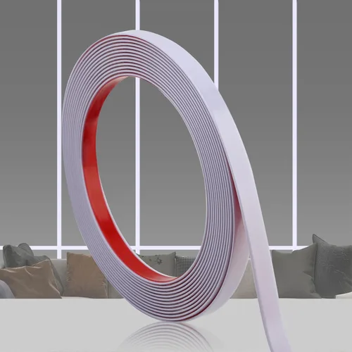 Miniatura 12 de QDYMXUN Moldura de PVC para despegar y pegar, tira de decoración de pared flexible para marco de espejo, gabinete, bordes, bordes y azulejos