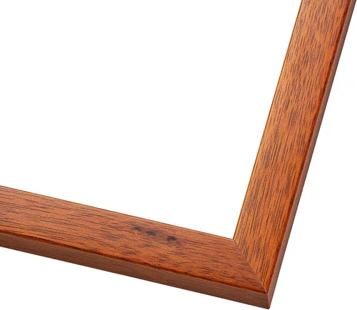 Miniatura 3 de Marco de 5 x 9 de madera maciza de nuez y miel marrón Ancho de moldeo de 0.75 pulgadas Completo con plexiglás acrílico UV, respaldo de tablero