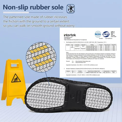 Miniatura 4 de Chef Shoes for Men Zapatos para Cocina Hombres Non Slip Work Shoes Women Clogs Comfortable Nursing Nurse Croc Shoes for Food Service Unisex Indoor