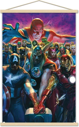 Miniatura 14 de Trends International Marvel Comics - Póster de pared de Avengers #10, 22.375 x 34 pulgadas, versión premium sin marco