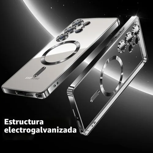 Miniatura 9 de Hurgoer Funda para Samsung Galaxy S24 Ultra (Solo). Funda Magnética para S24 Ultra, Brillante Delgada Fina Suave funda capa para 6.8 pulgadas. Negro
