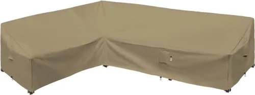 Funda de Sofá Seccional de Servicio Pesado para Exteriores, Fundas Impermeables 600D para Sofá Seccional de Patio, Funda para Muebles de Jardín y