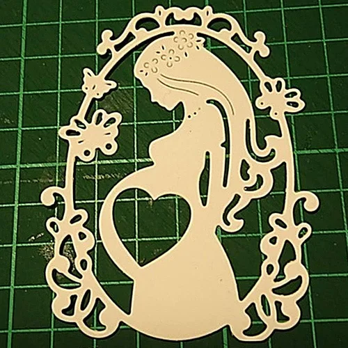 Miniatura 5 de DIY Scrapbooking Artist Plantillas de troqueles de corte de metal, marco de corte artesanal, plantilla en relieve para hacer tarjetas de papel Niño
