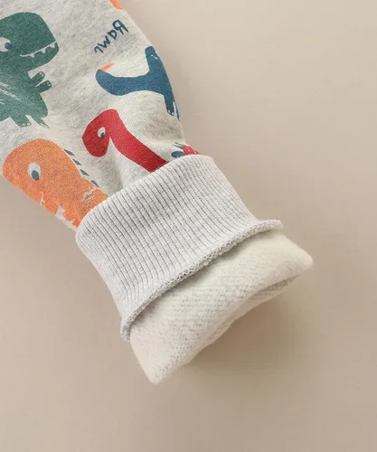 Miniatura 5 de Sudadera con capucha de forro polar de algodón para niños pequeños 2-7T