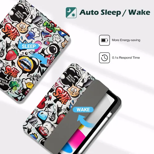 Miniatura 3 de ProCase Funda para iPad de 10.ª generación con soporte para lápiz 2022, iPad de 10.9 pulgadas, paquetes con ProCase para iPad de 10.ª