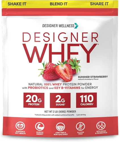 Miniatura 10 de Polvo de proteína de suero 100 % premium de Designer Protein, 1020W130, 1, 1