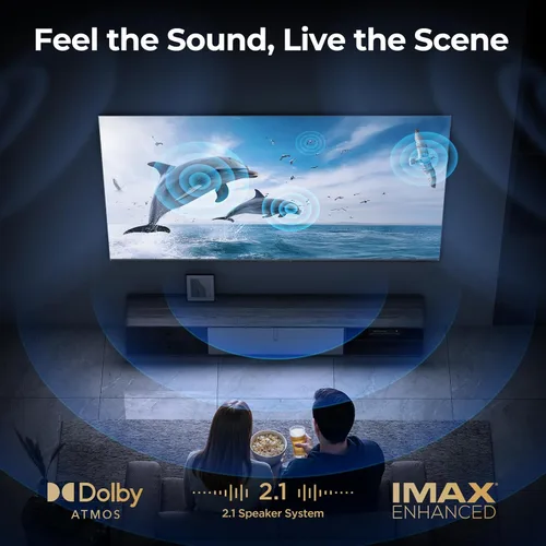 Miniatura 4 de iFFALCON Televisor inteligente Google Smart TV, Serie U85 de 55 pulgadas, QD-Mini LED 4K UHD - QLED, HDR 1000 nits, contraste 6000:1, modo de juego