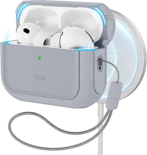 Miniatura 25 de ESR Funda para AirPods 4, Compatible con Funda de AirPods de 4ª Generación (2024) (USB-C), Compatible con MagSafe, Cubierta de Protección contra