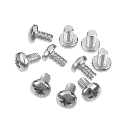 Miniatura 66 de MroMax 5 tornillos de máquina Phillips de cabeza plana M8 x 0.984 in, acero inoxidable 304 18-8, rosca completa, tornillos de cabeza cruzada gris