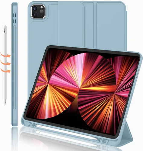 Miniatura 14 de iMieet Funda para Nuevo iPad Pro de 11 Pulgadas 2022 (4ª generación)/2021 (3ª generación) con portalápices