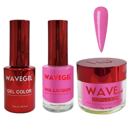 Miniatura 89 de WAVEGEL - Juego de gel de remojo, laca de uñas y polvo acrílico y polvo de inmersión a juego - Colección Queen - #015 Noble Men