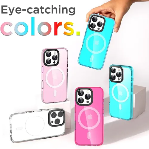 Miniatura 32 de AICase Funda protectora para iPhone 16 compatible con iPhone 16, delgada, ligera, transparente [no amarillenta] Diseño vibrante