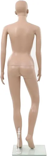 Miniatura 4 de Maniquí de forma de cuerpo de torso ajustable, soporte de trípode para vestido, exhibición de joyas, maniquí femenino sexy con base de vidrio