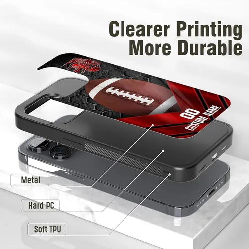 Miniatura 4 de Fundas de teléfono personalizadas para iPhone 8 11 12 13 14 15 16 Pro Max Plus Mini Xr Xs para Samsung S A Note Series Funda protectora negra