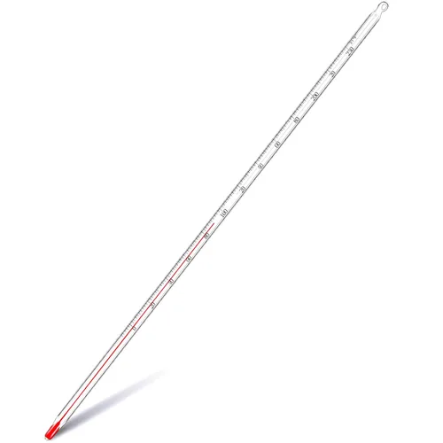 Miniatura 8 de Relaxweex Termómetro de laboratorio de uso general de 12 pulgadas, líquido de vidrio de inmersión total en vidrio para laboratorios, universidades