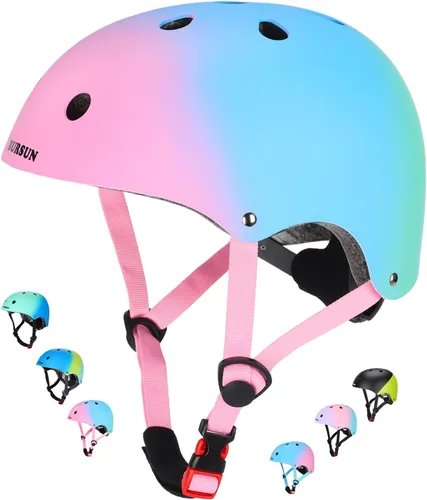 Miniatura 10 de Kids Helmet Toddler Bike Helmets for Ages 2-3-5-8-14 Years Kids Girls Boys Youth, Adjustable Multi-Sport Helmet for Skateboard Cycling Scooter Azul