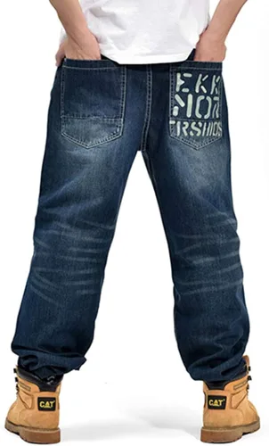 Miniatura 3 de Arlita pantalones vaqueros holgados para hombre con pierna recta