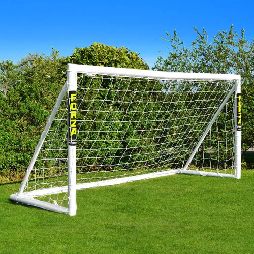 Portería de fútbol para niños FORZA de 8 x 4 pies - ¡Las porterías de patio trasero #1 del mundo! | 100% fabricada en el Reino Unido, montaje en 3