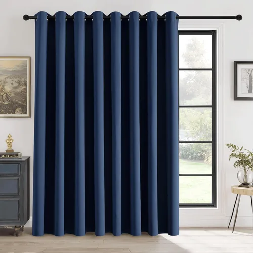 Miniatura 76 de RYB HOME - Cortinas opacas para patio - Cortinas con ojales sólidos, paneles de ventana grandes, eficiencia energética, cortinas de privacidad