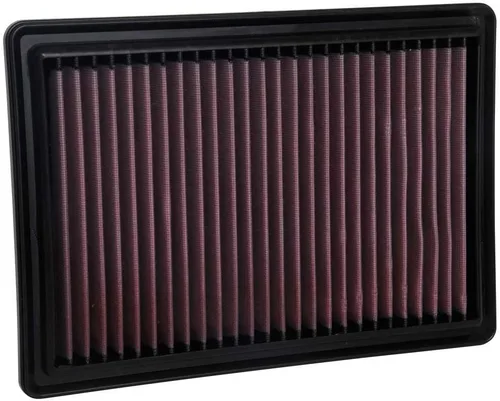 Miniatura 4 de K&N Filtro de aire de motor de por vida original de alto flujo: Aumento de potencia: Premium, Lavable: Compatible con Infiniti 2019-2025: QX50