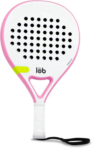 Pala de pádel de fibra de carbono 3K de forma redonda para hombres y mujeres - Potencia y control de precisión, durabilidad, personalizable Rosa