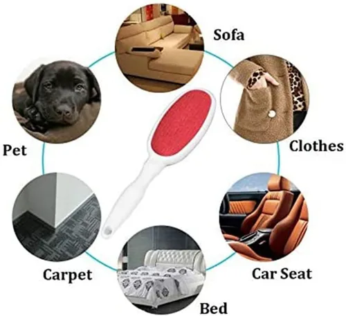 Miniatura 5 de Cepillo removedor de pelusas, removedor de pelusa de terciopelo mágico y pelo de mascotas elimina eficazmente pelusas, polvo, caspa y pelo