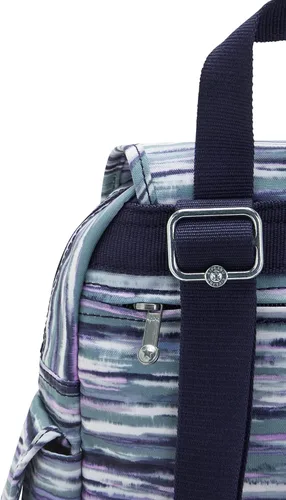 Miniatura 7 de Kipling Mini mochila City Pack para mujer, mochila ligera y versátil, mochila escolar, Rayas de pincel, Bolsa