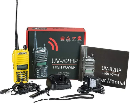 Miniatura 3 de Radio de banda dual de alta potencia BaoFeng, Amarillo, Amarillo