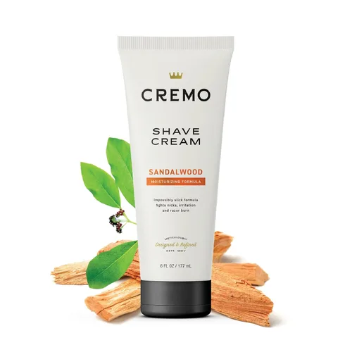 Miniatura 7 de Cremo Crema de Afeitar de Sándalo, Asombrosamente Superior Crema de Afeitar Ultra-Deslizante para Hombres, Combate Cortadas, Cortes y Quemaduras