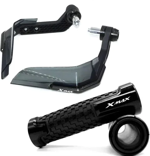 Miniatura 21 de Para Y&AMAHA Xmax X-MAX 125 250 300 400 2017-2023 2022 - Agarres para guardamanos de motocicleta (color plateado 2)