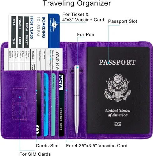 Miniatura 3 de Walnew RFID - Funda para pasaporte