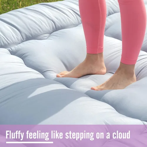 Miniatura 9 de MIRUO Colchoneta de dormir en el suelo para adultos, colchón de futón para niños, colchoneta para dormir, colchón de suelo para adultos, colchón