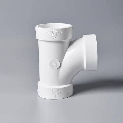 Miniatura 5 de Rainbow Dream Adaptador de tubería en T de PVC DWV de 3 pulgadas - 1 unidad, blanco