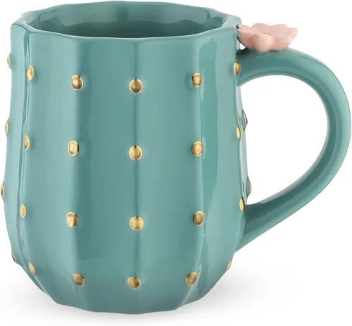 Miniatura 7 de Pinky Up Tazas de café de cerámica de cactus, tazas de té, taza de viaje, taza de latte, vasos para beber para chocolate, leche, cócteles, cócteles