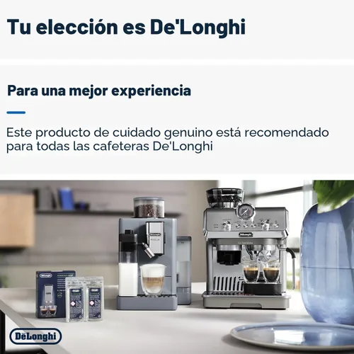 Miniatura 6 de De'Longhi EcoDecalk Descalcificador, solución de descalcificación universal ecológica para máquinas de café y espresso, paquete de 2