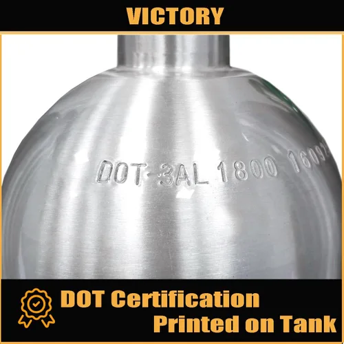 Miniatura 3 de Victory Cilindro de aluminio del tanque de CO2 de 20lb con la válvula CGA320