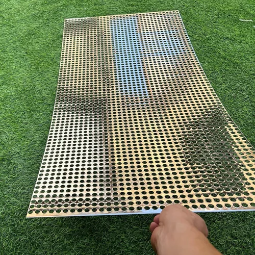 Miniatura 8 de Hojas de metal perforadas - Hoja de acero inoxidable perforada - Lámina de metal con agujeros - 20GA 0.4 Pulgadas de agujero 19.3 Pulgadas X 19.3