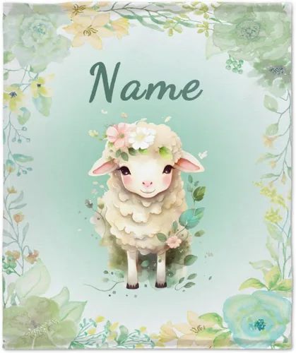 Miniatura 23 de Manta personalizada con nombre, suave, acogedora y ligera, con nombre para sofá o cama, regalo personalizado, unisex, tamaño XS, 40 x 30 pulgadas