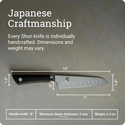Miniatura 5 de Shun Sora - Cuchillo para pelar, Santoku, Metálico