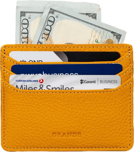 Miniatura 5 de Grande -3633 Estuches para tarjetas, Amarillo, Minimalista